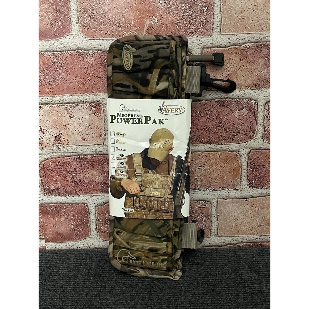 Avery Neoprene Mossy Oak Shotgun Shell Holder Ammo Belt Camo Adjustable‎